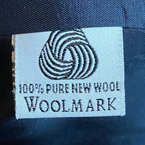 Vintage Pendleton Four Pocket Red Navy Plaid Pattern Button Up Blazer Size 14W - Picture 11 of 13